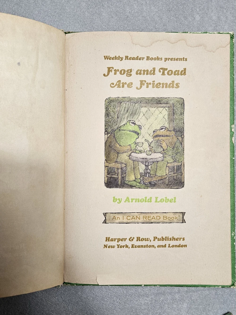 Vintage Hardcover An I Can Read Childrens Book Lot
